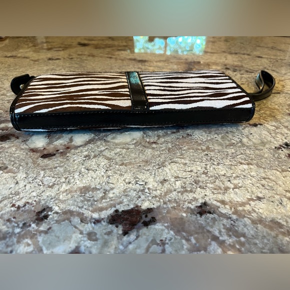 Talbots Zebra Print Clutch - Picture 3 of 5